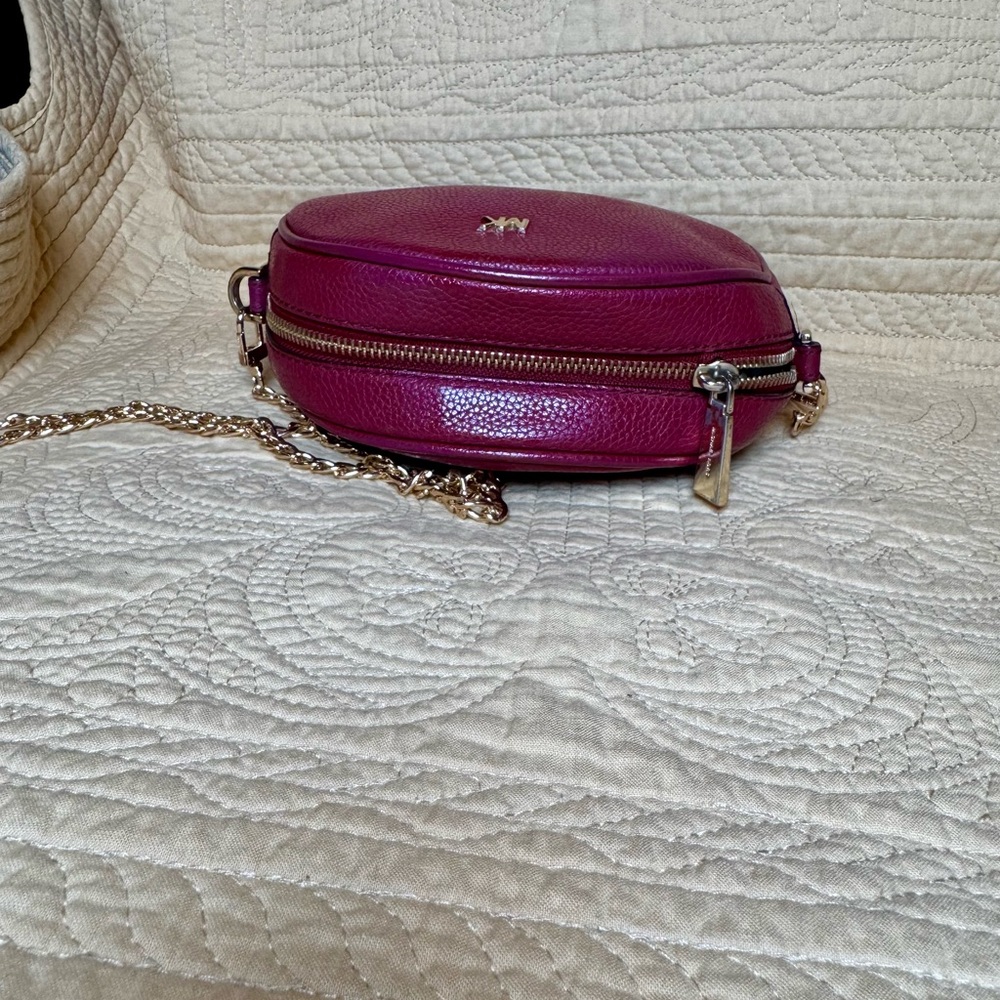Michael Kors Round Crossbody Bag - Rich Red - Picture 6 of 14